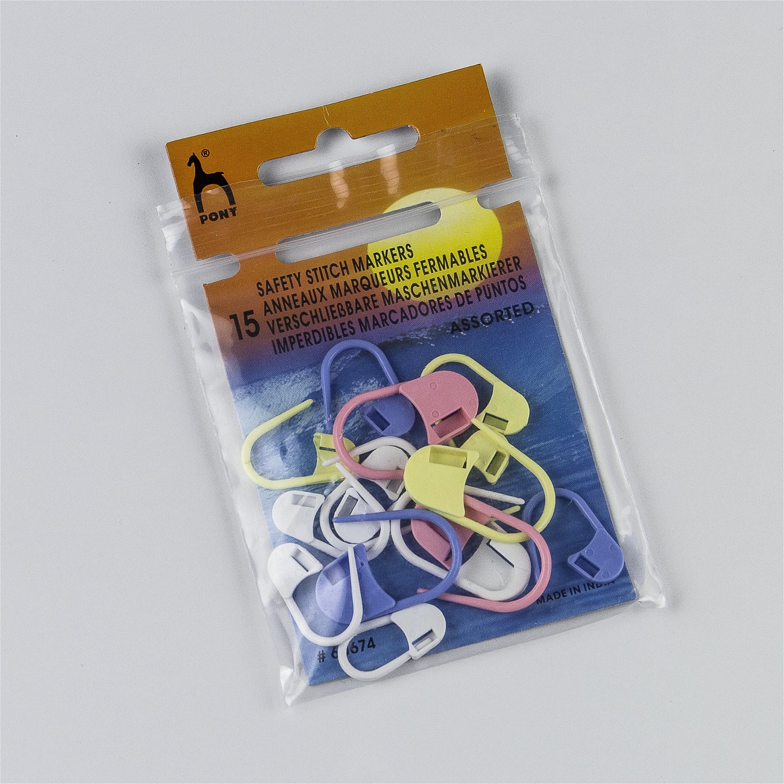 15 spille segnapunti in plastica due misure indicate per lavori a maglia  e/o uncinetto