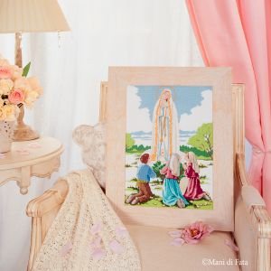 Kit a punto croce per quadro 'Madonna di Fatima'