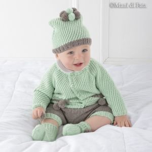 Occorrente lana per completo baby