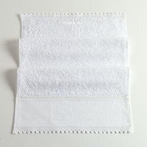 Asciugamano in cotone da ricamare
