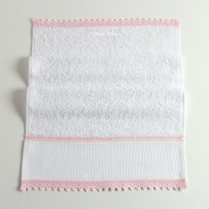 Asciugamano in cotone da ricamare
